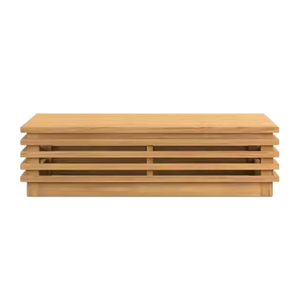 Muebles de exterior Sofá de tela de madera con cojines Diseño moderno para uso en exteriores e interiores - Product Image 5