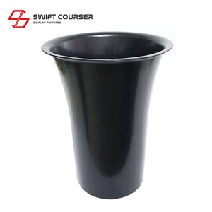 กระถางต้นไม้พลาสติกสีดำ,แจกันดอกไม้สำหรับบ้านไร่กระถางดอกไม้ฝรั่งเศสตกแต่งแบบชนบท - Product Image 5