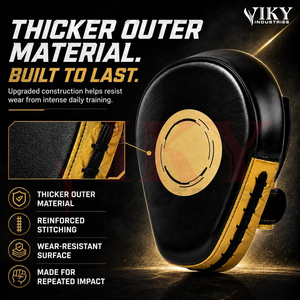 Guantes de Boxeo de Cuero PU Resistentes con Espuma Absorbente de Impactos para Entrenamiento de MMA, Muay Thai y Artes Marciales, Negros y Metálicos - Product Image 5