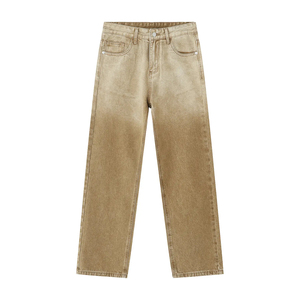 Vaqueros de hombre personalizados de corte bootcut, cintura baja, estilo streetwear, pierna ancha, estilo Y2K Hip Hop, holgados, casuales, con bolsillos, largos - Product Image 6