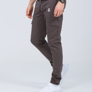 Pantalones Cargo de Lona Estilo Safari para Hombre, 100% Algodón, Ecológicos, Resistentes al Viento, de Secado Rápido, Antiarrugas, Antiretráctiles, con Cierre de Cordón - Product Image 5
