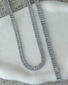 Cadena de tenis con diamantes más vendida, con piedras de corte redondo y acabado de alto brillo para fiestas, disponible a un precio razonable. - Product Image 4