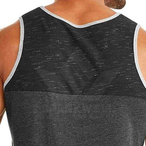 Débardeur tricoté color block pour homme avec poche poitrine, col rond, sans manches, respirant, design uni, style décontracté, coupe musclée - Product Image 3