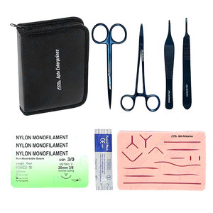 Kit de Práctica de Sutura con Almohadilla de Sutura y 5 Herramientas Quirúrgicas para Estudiantes de Enfermería y Desarrollo de Habilidades Clínicas - Product Image 1