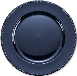 Round Metal Charger <b>Plate</b> Perfect For Wedding Reception Banquet Hall Luxury Dining And Party <b>Decoration</b> - Product Image 1