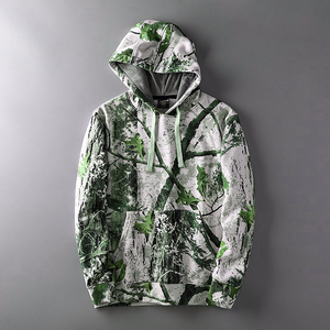 Sweat à capuche imprimé camouflage pour homme, manches longues, vêtements de chasse d'hiver, veste en polyester respirant, softshell, taille adulte - Product Image 6