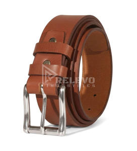 Cinturones de Cuero Genuino al por Mayor para Hombre, Cinturones de Piel de Vacuno a Precio de Mayoreo, Cinturones con Hebilla de Aleación Personalizada, Fábrica China B2B - Product Image 4