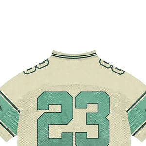 Camiseta de Hockey sobre Hielo Personalizada con el Número 23, Sublimada, de Malla, Cuello en V, Manga Corta, Unisex, para Adultos, Transpirable, Ropa Deportiva - Product Image 5