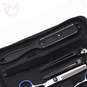 Hairdressing Tools <b>Set</b> Professional Hair Cutting Scissors Comb <b>Razor</b> Stainless Steel Barber Salon Tool Kit - Product Image 2