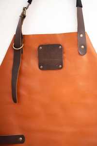 Delantal de cuero hecho a mano para barbacoa, delantal de cuero para carpintería, delantal de barbacoa resistente, delantal de cuero personalizado para asar, delantal de cuero para barbacoa. - Product Image 3