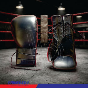 ถุงมือชกมวย MMA แบรนด์ Plus Top Custom Logo แบบผูกเชือก น้ำหนักเบา คุณภาพสูง สำหรับฝึกซ้อมกลางแจ้ง หนังวัวแท้ - Product Image 5
