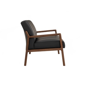 Modern Three Seater <b>Sofa</b> Solid <b>Wood</b> <b>Frame</b> Comfortable Triple Seater Lounge Chair for Contemporary Apartment and Home Living Room - Product Image 3