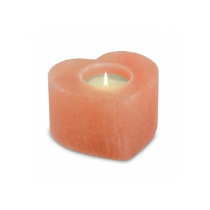 Lampe bougeoir en sel de cristal naturel de l'Himalaya, artisanale, à toucher naturel, pour une ambiance romantique, à prix abordable - Product Image 6