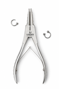 LUMINEX IMPEX LUB=113 <b>Long</b> <b>Nose</b> Stainless Steel Lightweight Jewelry Making & Polishing Pliers - Product Image 4
