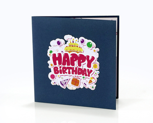 Tarjeta de felicitación 3D emergente para cumpleaños - la mejor opción para amigos y compañeros - Product Image 5