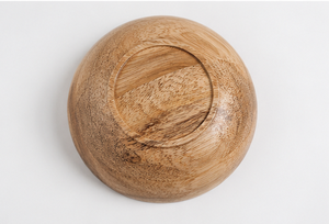 Petit saladier rustique en bois d'acacia émaillé, écologique, pour servir des salades de fruits, idéal pour la maison et les fêtes - Product Image 5