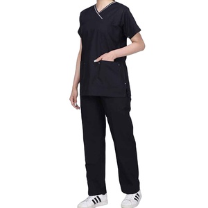 Vêtements médicaux en coton extensible anti-rides de qualité supérieure, tenue d'infirmière, vêtements de travail respirants et confortables, uniforme d'hôpital - Product Image 2