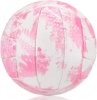 Mini ballon de volley-ball en cuir, taille 1, double couche de caoutchouc, robuste, personnalisable, idéal comme souvenir de bureau ou cadeau promotionnel