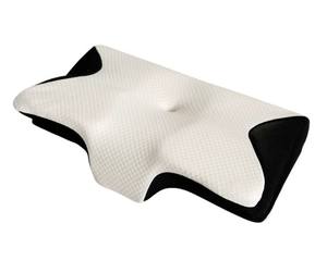 Oreiller en mousse à mémoire de forme en forme de papillon, à récupération lente, soutien cervical non-affaissable, oreiller en forme de corne - Product Image 1