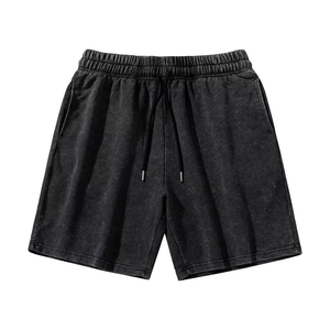 Conjunto de Camiseta y Pantalones Cortos de Punto Negro para Hombre, Ropa Casual de Verano con Capucha, Transpirable, de Secado Rápido, 100% Algodón, Personalizable - Product Image 3