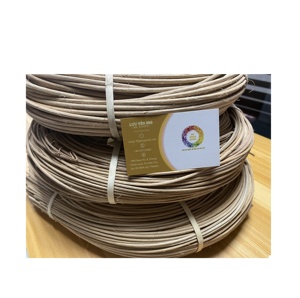 Cuerda de cáscara dividida de ratán de fábrica de Vietnam/núcleo de ratán de 2,5mm de diámetro/Material de caña de cáscara de ratán Natural para manualidades de muebles - Product Image 1