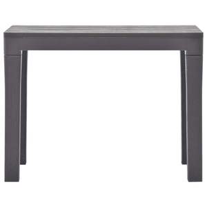 Juego de 2 Bancas de Patio de Plástico Mocca, Bancas de Jardín Ligeras - Product Image 3