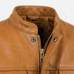 Veste de moto d'été NAI-5080E, gilet en cuir pour motard, vêtement extérieur en toile tendance, coupe-vent, rembourrage en coton, couleur personnalisée - Product Image 4