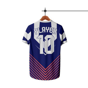 Camisetas de Fútbol Personalizadas de Corte Regular, Transpirables, con Impresión de Serigrafía, de Alta Calidad, que Absorben la Humedad y se Secan Rápidamente - Product Image 3