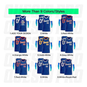 Venta al por Mayor de Camisetas de Baloncesto Sublimadas Reversibles Personalizadas, Últimos Modelos, Camisetas de Baloncesto Económicas, Ropa Deportiva Transpirable - Product Image 2