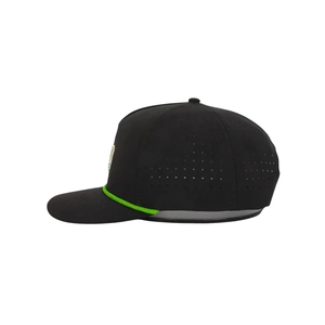 Casquette de golf anti-UV 5 panneaux avec accent corde, broderie 2D personnalisée, visière pré-courbée, fermeture snapback, protection UPF 50+ VN – Performance du fournisseur - Product Image 4