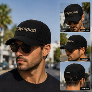 3D Embroidery High Quality 6 Panel Branded Custom Logo Snapback <b>Hats</b> 100% Cotton Breathable & <b>Waterproof</b> for Men - Product Image 3