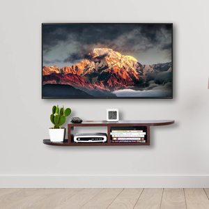 Meuble TV mural en bois, meuble TV, meuble TV pour mur, meuble TV pour salon, support pour décodeur - Meuble TV - Product Image 1