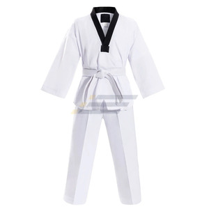 Uniforme de Artes Marciales de Alta Calidad con Cordón Elástico para Niños y Adultos, Uniformes Ligeros de Taekwondo - Product Image 1