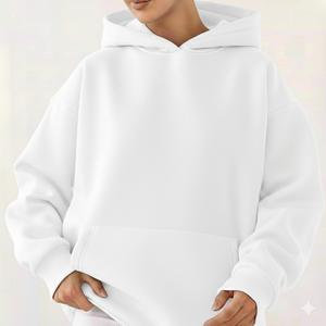 Sudadera con Capucha Estampada Extra Grande Informal para Mujer, Servicio OEM de Alta Calidad, Sudadera de Forro Polar Suave, Corte Holgado, Ropa de Invierno Cálida y Elegante - Product Image 1