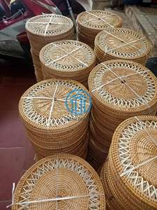 Plateau en rotin naturel tissé à la main, écologique, pour service et décoration intérieure, en provenance du Vietnam - Product Image 6