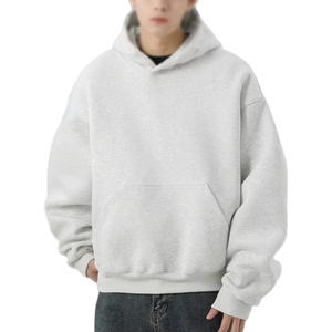<b>Mens</b> Blank Fleece Tracksuit <b>Pullover</b> Hoodie And Cuffed Joggers Set Plain Classic Sweatsuit - Product Image 3