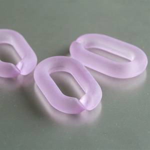 Collier long en résine à maillons larges, style moderne, mélange de couleurs, punk, creux, épais, pour décoration murale, fait main, anniversaire - Product Image 2