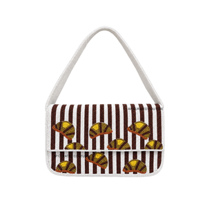 Sacs à bandoulière brodés perlés faits main colorés pour femmes, motif rayé, personnalisés, très demandés, sacs à bandoulière perlés artisanaux - Product Image 3