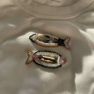 T-Shirt for Beaded Embroidery Seed Beads Fashion Tank <b>Top</b> Stylish Fashion Seed Beads Hand Hot Selling For Customize Color White - Product Image 1