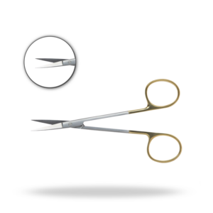 กรรไกรไอริส 11.5 ซม. เครื่องมือผ่าตัดกระดูกสันหลังสำหรับการตัดที่แม่นยำ - Product Image 1