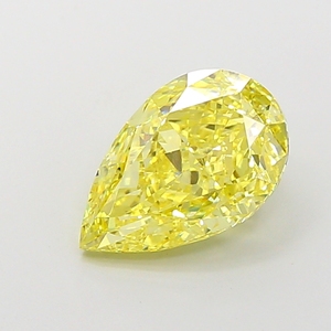 ขายส่งเพชร MANYA JEWELS รุ่น PDKP-1418 รูปทรงลูกแพร์ สีเหลืองเข้ม CVD ได้รับการรับรองจาก IGI สำหรับผู้นำเข้าเครื่องประดับระดับโลก - Product Image 1