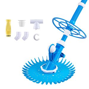 Pulitore Automatico per Piscina con Manico in Silicone, Aspiratore Laterale con 12 Ore di Autonomia - Product Image 1