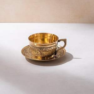 Tazas de Latón de Alta Calidad, Artículos para Beber de Latón Sólido Contemporáneos con un Toque Tradicional para Hoteles, Salones y Eventos - Product Image 6