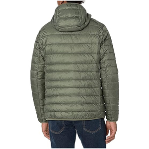 Veste matelassée pour homme, nouvelle collection, fabrication en usine, col à capuche en toile personnalisé, saison hivernale, manches longues, option de vente en gros - Product Image 2