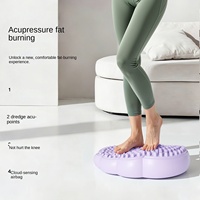 Macyo - Plataforma Inflable para Ejercicios de Yoga, Fitness, Equilibrio, Masaje de Pies, Tabla de Aire para Step
