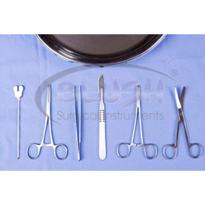 Dental Suture Practice <b>Kit</b> Complete <b>Suturing</b> <b>Kit</b> Including Manual Reusable Steel Preventive Instruments 7-Jaw By Blush Surgical - Product Image 3