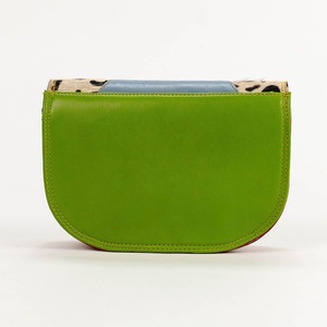 Nouveau sac à bandoulière pour femme en cuir véritable recyclé résistant à l'eau, style bohème estival, sac à main coloré - Product Image 3