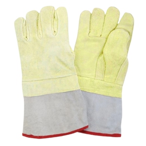 Gants de travail d'hiver en cuir de vachette fendu, gants de sécurité pour le soudage, paume renforcée pour les travailleurs, visibilité optimale, faible résistance - Product Image 3