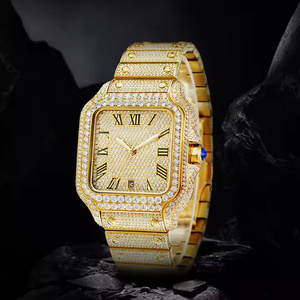 Montre à Quartz Premium pour Homme avec Diamants Moissanite – Design Élégant et Moderne, Style Iced Out - Product Image 2
