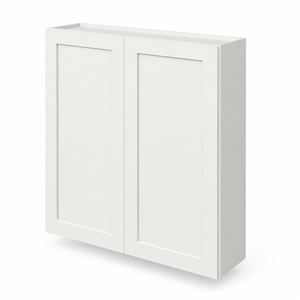 Armoire murale de cuisine OEM 39 x 42 pouces, style Shaker blanc, RTA, vente en gros, usine du Vietnam - Product Image 2